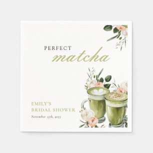 Serviette En Papier Elle a trouvé sa robe de mariée parfaite au matcha