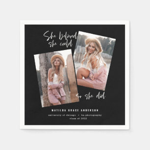 Serviette En Papier Elle croyait qu'elle pouvait faire son diplôme