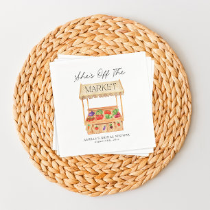 Serviette En Papier Elle est hors du Sac fourre-tout du marché