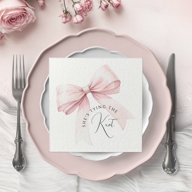 Serviette En Papier Elle se marie: Shower de mariage (Créateur téléchargé)