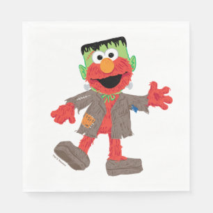 Serviette En Papier Elmo   Costume Frankenstein