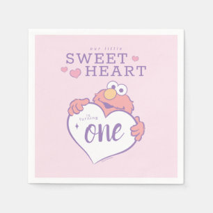 Serviette En Papier Elmo Sweetheart Anniversaire