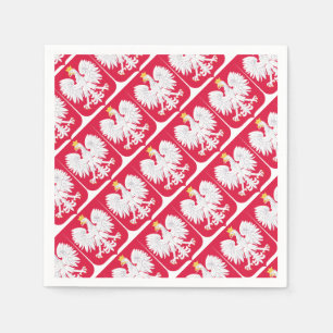 Serviette En Papier Emblème polonais - Bouclier polonais - Herbe Pols