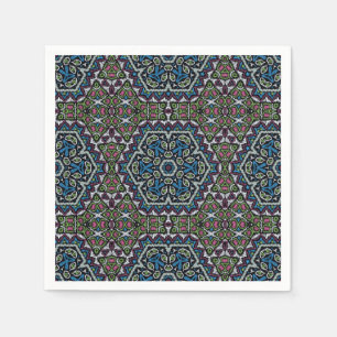 Serviette En Papier Embrayage sans fil ethno-boho tribal ornemental t