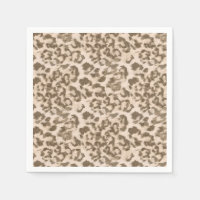 Empreinte de léopard beige.