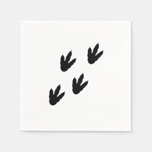 Serviette En Papier empreintes de dinosaure