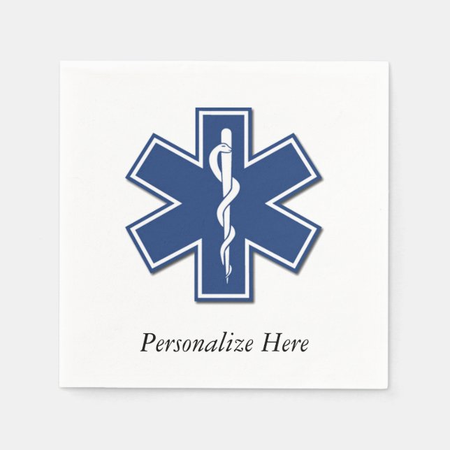 SERVIETTE EN PAPIER EMS (Devant)