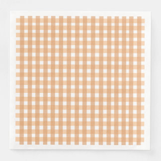 Serviette En Papier en vichy : Peachy