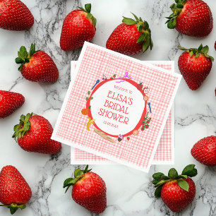 Serviette En Papier en vichy Pique-nique Moderne Cute Fête des mariées