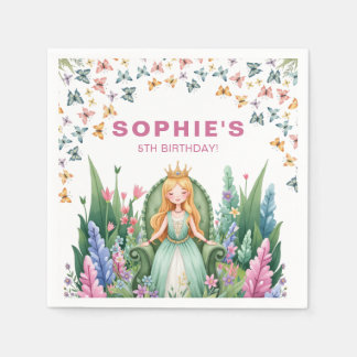 Serviette En Papier Enchanted Woodland Fairy Princess Anniversaire