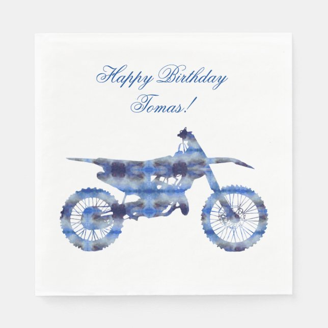 Serviette En Papier Endure motocross (Devant)