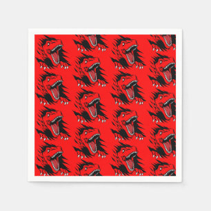 Serviette En Papier Enfants dinosaures