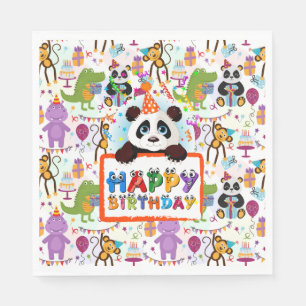 Serviette En Papier Enfants Joyeux anniversaire