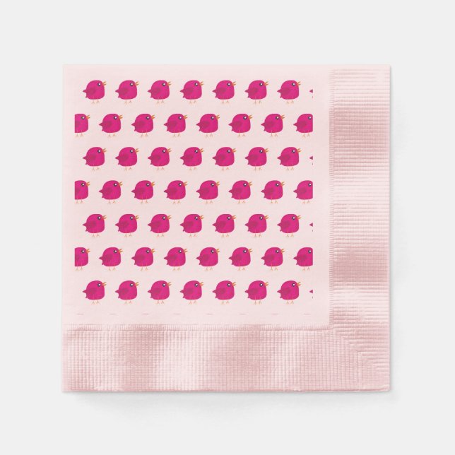 Serviette En Papier Enfants mignonette birdy (Devant)
