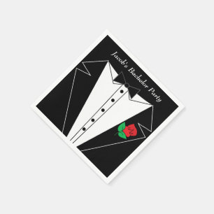 Serviette En Papier Enterrement de vie de garçon