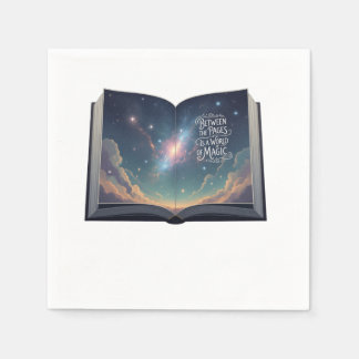 Serviette En Papier Entre les pages : Un monde de magie