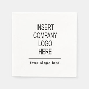 Serviette En Papier Entreprise de logo personnalisé pour la promotion 
