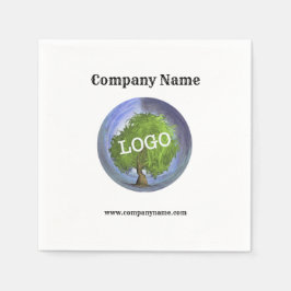 Serviette En Papier Entreprise promotionnelle du logo commercial