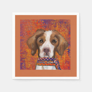 Serviette En Papier Épagneul breton