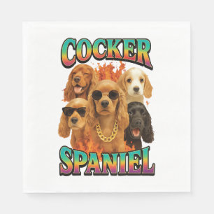 Serviette En Papier Épagneul Cocker
