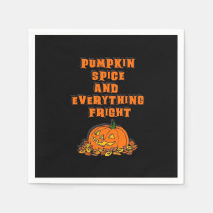 Serviette En Papier Épice citrouille Et Tout Fright Graphisme