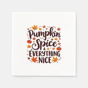 Serviette En Papier Épice citrouille Et Tout Nice Sloth Halloween