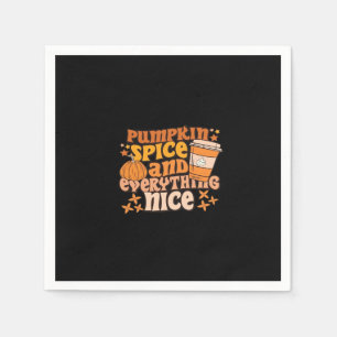 Serviette En Papier Épice citrouille & Tout Nice automne saison
