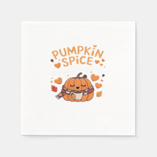 Serviette En Papier Épice citrouille & Tout Nice - Fall Vibes Art