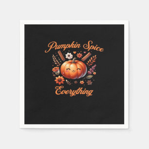 Serviette En Papier Épices citrouilles - Design de saison automnale