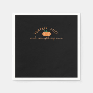 Serviette En Papier Épices citrouilles Et Tout Beau Automne