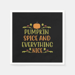 Serviette En Papier Épices citrouilles Et Tout Beau Slogan Sloth