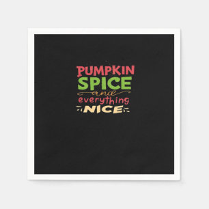 Serviette En Papier Épices citrouilles Et Tout Bien Design