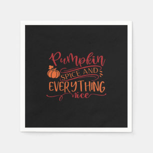 Serviette En Papier Épices citrouilles Et Tout Bien Design - tendance
