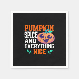Serviette En Papier Épices citrouilles Et Tout Bien Essentiel