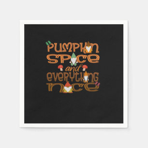 Serviette En Papier Épices citrouilles Et Tout Nice (Ver 1)