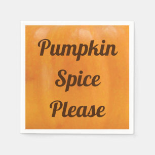 Serviette En Papier Épices citrouilles S'il vous plaît