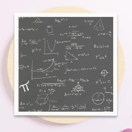 Serviette En Papier équations mathématiques, formules et partie graphi