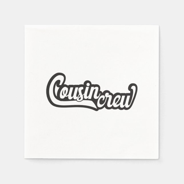 Serviette En Papier Équipage Cousin (Devant)