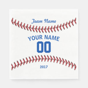 Serviette En Papier Équipe de baseball Sport