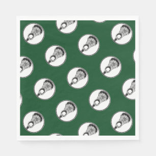 Serviette En Papier Équipe de Lacrosse