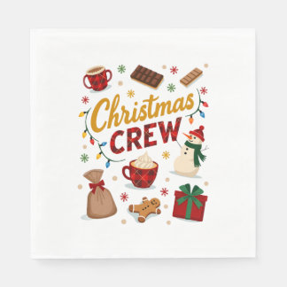 Serviette En Papier Équipe de Noël (2)
