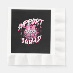Serviette En Papier Équipe de soutien Gnome Warrior Sensibilisation au