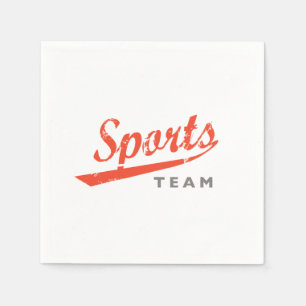 Serviette En Papier Équipe de sport générique