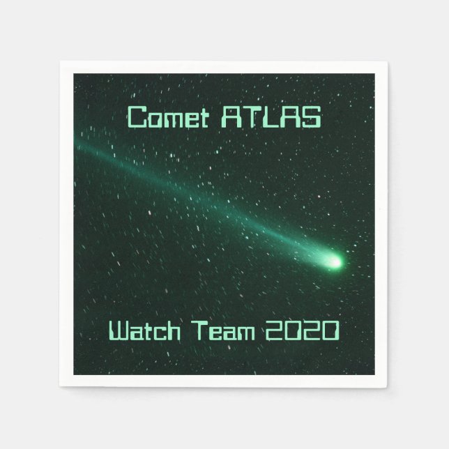 Serviette En Papier Équipe de surveillance ATLAS Comet 2020 (Devant)