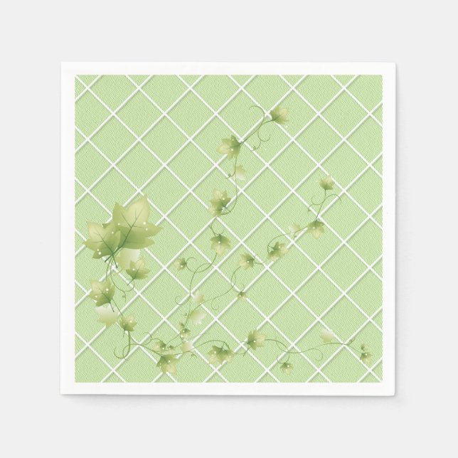 Serviette En Papier Escalade Ivy Garden Party Papier serviettes (Devant)