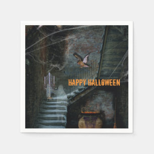 Serviette En Papier Escalier suspendu Halloween