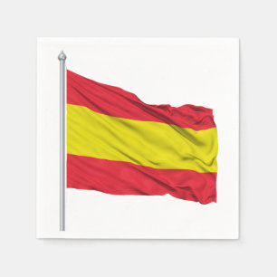 Serviette En Papier Espagne Papier Drapeau serviettes