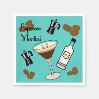 Serviette En Papier Espresso Martini