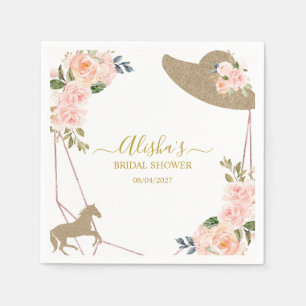 Serviette En Papier Et ils sont partis à l’autel ! Fête des mariées