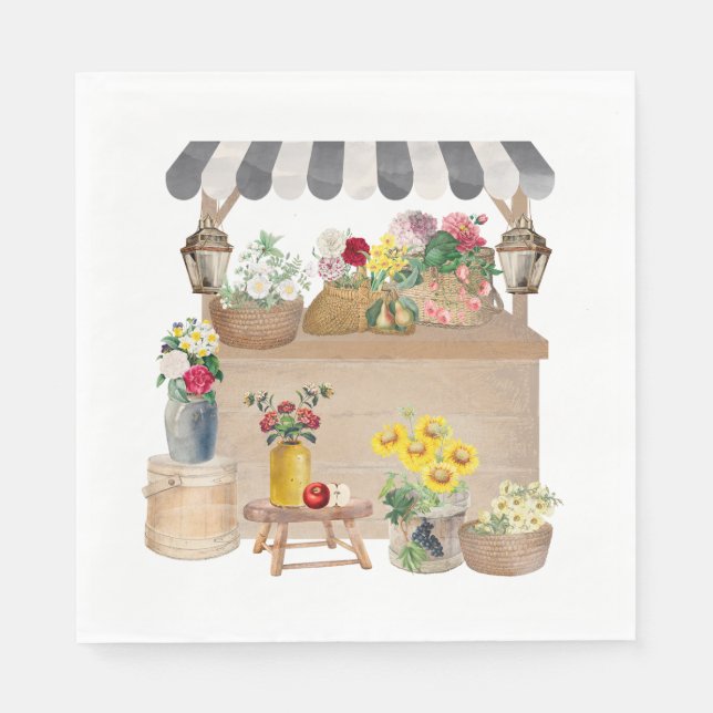 Serviette En Papier Étanchéité du marché de l'agriculteur (Devant)